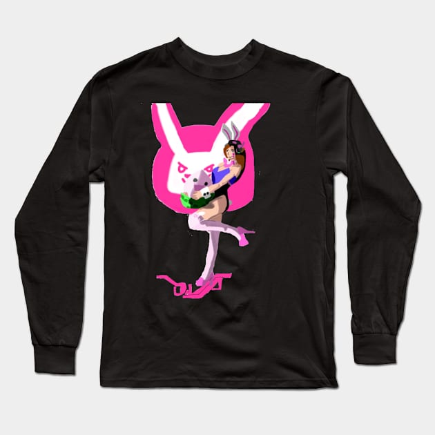 D.VA Bunny Suite Long Sleeve T-Shirt by Tiger5874321